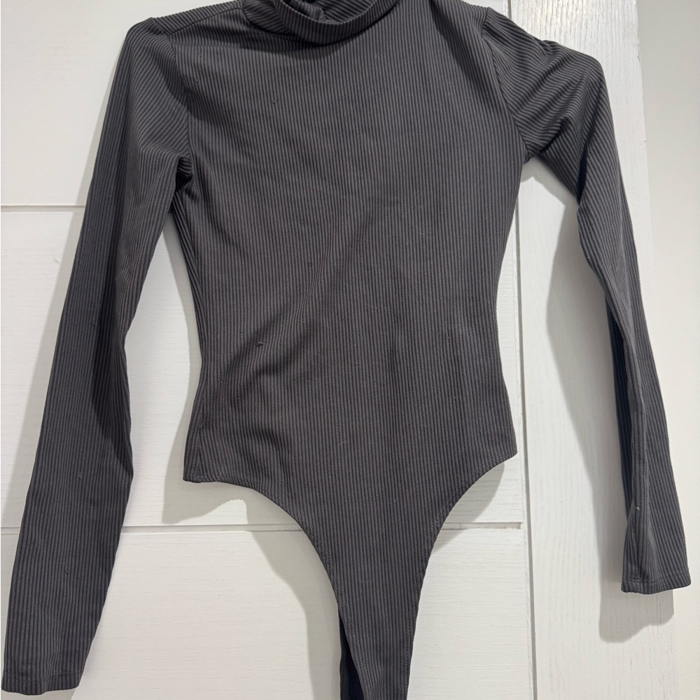 Gray Kids One Piece Bodysuit